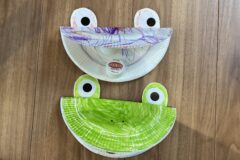 紙皿を使って作る音の出るおもちゃ