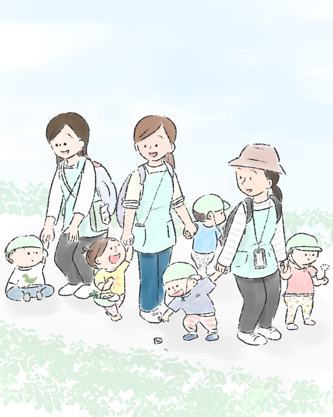 保育園 お散歩