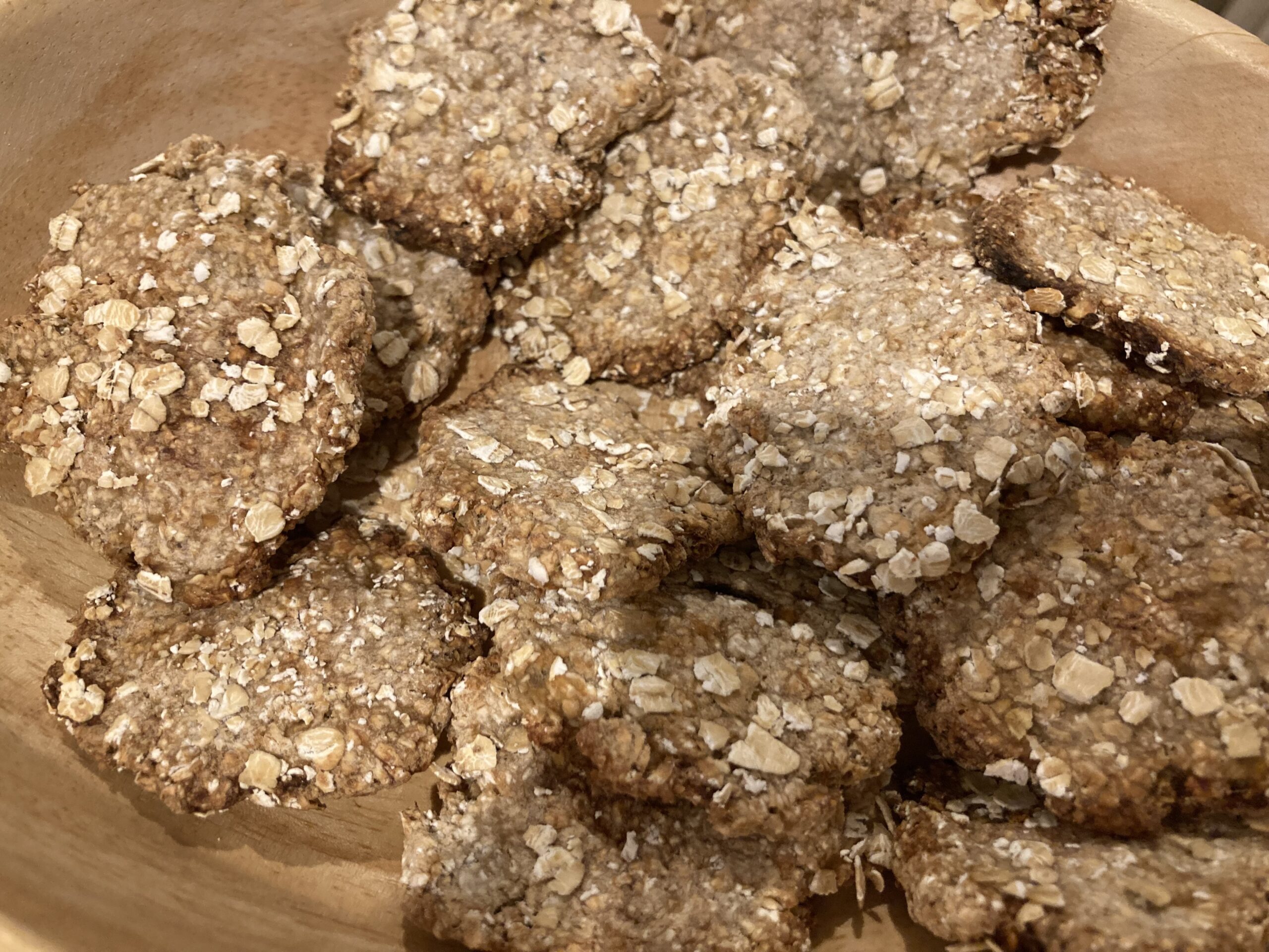 バナナとオートミールのクッキー