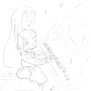 始めてのピアノの発表会