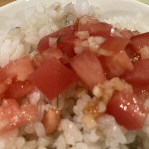 塩トマトご飯