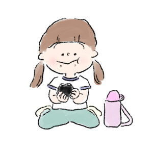 幼稚園で朝ごはん